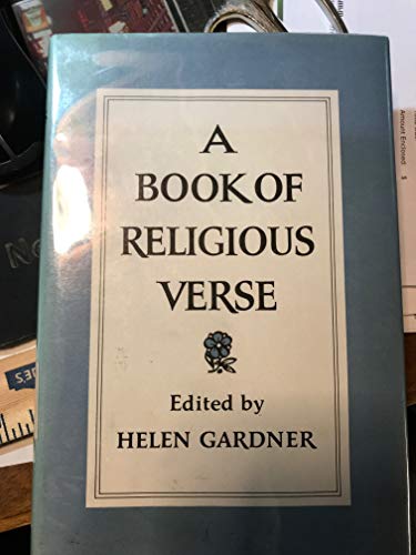 A Book of Religious Verse. (9780195196665) by Gardner, Helen Louise
