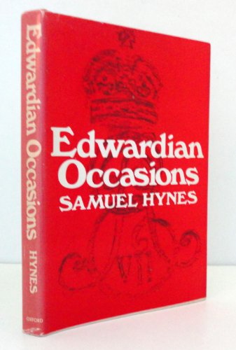 Beispielbild fr Edwardian Occasions, Essays on English Writing in the Early Twentieth Century zum Verkauf von Wonder Book