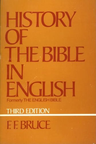 History of the Bible in English - F.F. Bruce