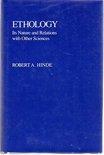 Beispielbild fr Ethology : Its Nature and Relations with Other Sciences zum Verkauf von Better World Books