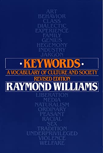 Beispielbild fr Keywords : A Vocabulary of Culture and Society zum Verkauf von Better World Books