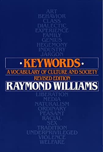 9780195204698: Keywords: A Vocabulary of Culture and Society