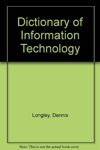 Stock image for Dictionary of Information Technology for sale by Dailey Ranch Books