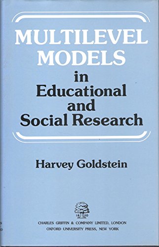 Stock image for Multilevel Models in Educational and Social Research for sale by WorldofBooks