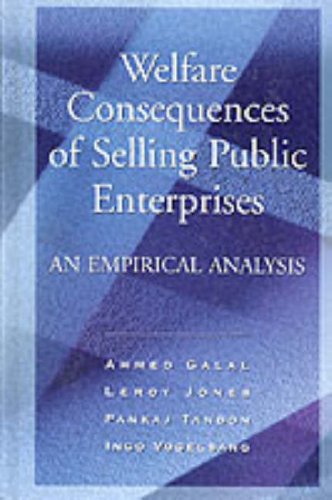Stock image for Welfare Consequences of Selling Public Enterprises. An Empirical Analysis for sale by Antiquariat Knacke