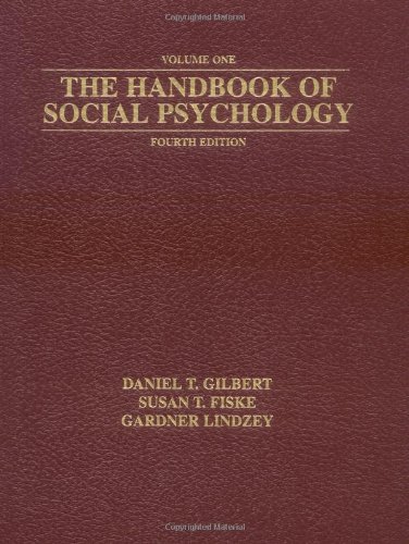 Stock image for The Handbook of Social Psychology, Fourth Edition (2 Volume Set) for sale by HPB-Red