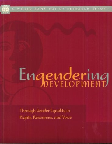 Imagen de archivo de Engendering Development : Through Gender Equality in Rights, Resources, and Voice a la venta por Better World Books