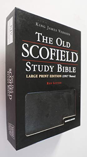 Stock image for The Old ScofieldRG Study Bible, KJV, Large Print Edition (Black Bonded Leather) for sale by SecondSale