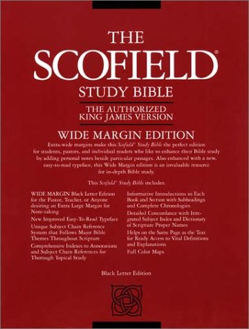 9780195273212: Holy Bible: King James Version, Black Genuine Leather, Old Scofield Rg Study Bible, Wide Margin