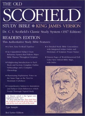 The Old ScofieldÂ® Study Bible, KJV, Special Reader's Edition: King James Version (9780195274479) by C.I. Scofield