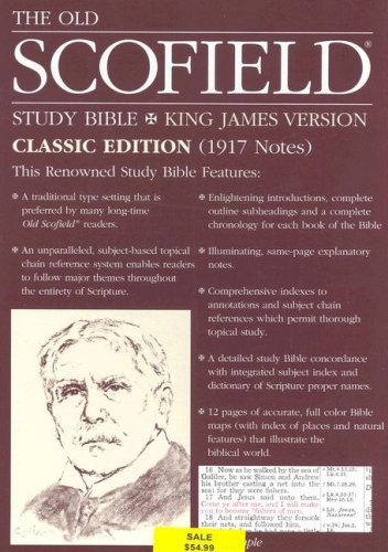 The Old ScofieldRG Study Bible, KJV, Classic Edition (Thumb-Indexed, Navy) (9780195274769) by C.I. Scofield