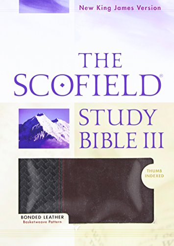 9780195275520: The Scofield Study Bible III: New King James Version, Black/burgundy Bonded Leather Basketweave