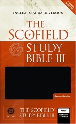 9780195278811: The Scofield Study Bible III: English Standard Version, Black Genuine Leather