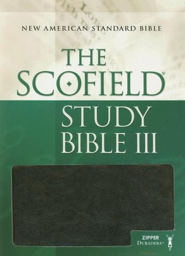 9780195280357: The Scofield Study Bible III, NASB (zippered styles) - Black with Brown Accents: New American Standard Bible