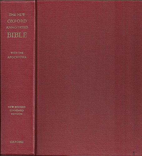 Beispielbild fr New Oxford Annotated Bible with Apocryphal / Deuterocanonical Books (New Revised / Standard Version) zum Verkauf von Windows Booksellers