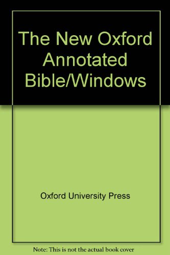 Stock image for The New Oxford Annotated Bible With the Apocrypha Electronic Edition Usuer's Manual for sale by Book ReViews