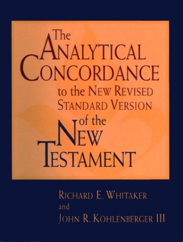 Beispielbild fr The NRSV Analytical Concordance to the New Testament zum Verkauf von SN Books Ltd