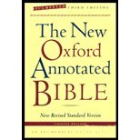 Beispielbild fr The New Oxford Annotated Bible, New Revised Standard Version, Third Edition (Hardcover Indexed 9700) zum Verkauf von BombBooks