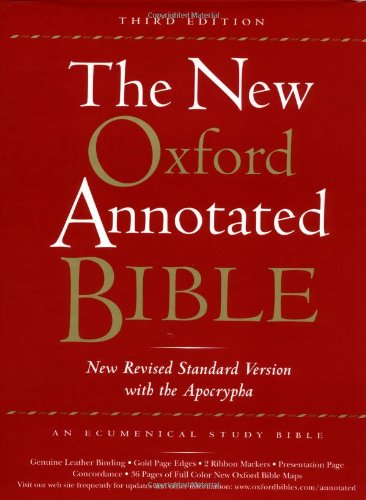 Beispielbild fr The New Oxford Annotated Bible with the Apocrypha, Third Edition, New Revised Standard Version zum Verkauf von HPB Inc.