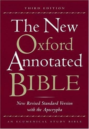 9780195284942: The New Oxford Annotated Bible With the Apocrypha: New Revised Standard Version Genuine Leather Burgundy 9714A