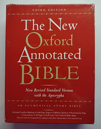 9780195284959: The New Oxford Annotated Bible With the Apocrypha: New Revised Standard Version