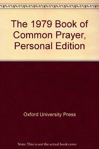 Stock image for The 1979 Book of Common Prayer, Personal Edition for sale by Wonder Book