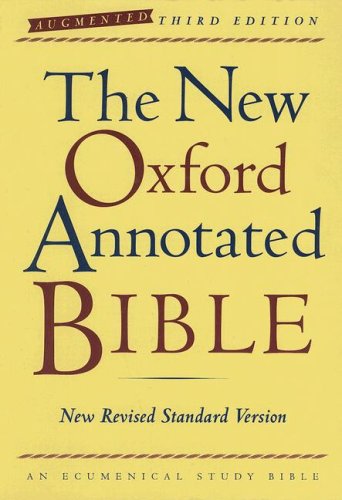 Beispielbild fr The New Oxford Annotated Bible, Augmented Third Edition, New Revised Standard Version zum Verkauf von GF Books, Inc.
