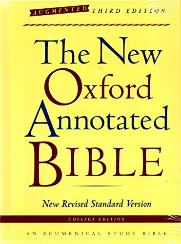 Beispielbild fr The New Oxford Annotated Bible, Augmented Third Edition, New Revised Standard Version zum Verkauf von Better World Books: West