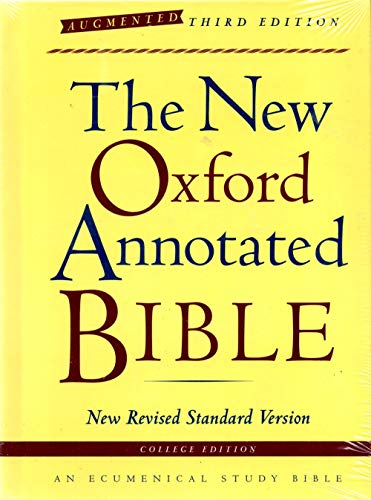 Imagen de archivo de The New Oxford Annotated Bible: New Revised Standard Version, Augmented a la venta por Revaluation Books