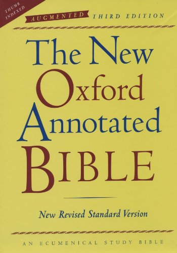 Stock image for The New Oxford Annotated Bible, Augmented Third Edition, New Revised Standard Version for sale by HPB-Red