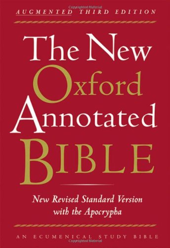 9780195288803: The New Oxford Annotated Bible with the Apocrypha, Augmented Third Edition, New Revised Standard Version