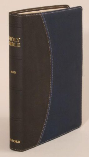 9780195289008: The New American Bible, Reader's Edition: Black/blue Leather, Pacific Duvelle Index