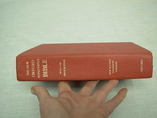 Stock image for The New Oxford Annotated Bible with Apocrypha: New Revised Standard Version for sale by Seattle Goodwill