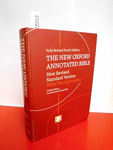 Stock image for The New Oxford Annotated Bible with Apocrypha: New Revised Standard Version, College Edition for sale by Ergodebooks