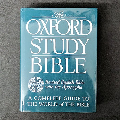 Beispielbild fr The Oxford Study Bible: Revised English Bible with Apocrypha zum Verkauf von WorldofBooks