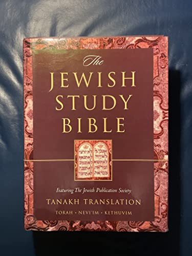 Imagen de archivo de The Jewish Study Bible: featuring The Jewish Publication Society TANAKH Translation a la venta por Ergodebooks