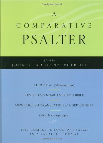 9780195297607: A Comparative Psalter: Hebrew - Greek - English