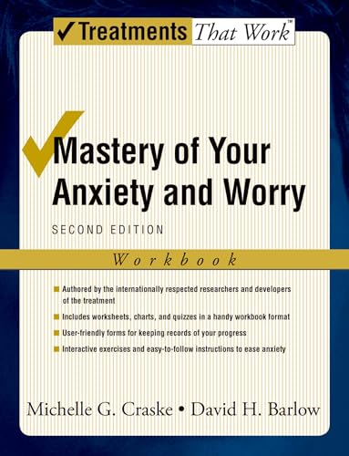 Imagen de archivo de Mastery of Your Anxiety and Worry: Workbook (Treatments That Work) a la venta por SecondSale