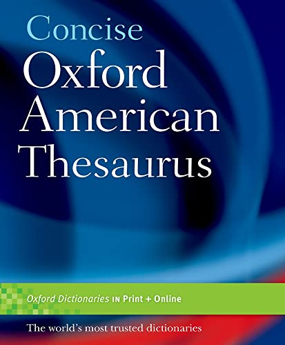 Beispielbild fr Concise Oxford American Thesaurus zum Verkauf von SecondSale