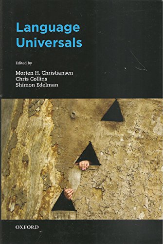 9780195305432: Language Universals