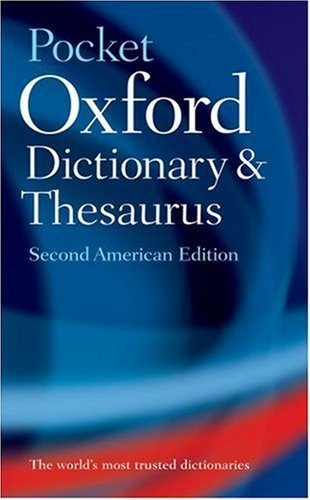 Stock image for The Pocket Oxford Dictionary and Thesaurus for sale by SecondSale