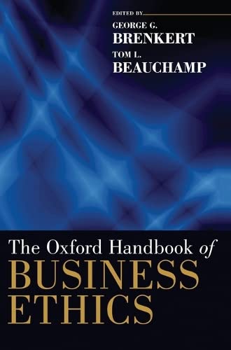 Beispielbild fr The Oxford Handbook of Business Ethics (Oxford Handbooks). zum Verkauf von INGARDIO