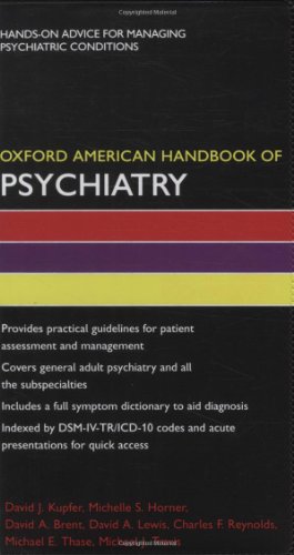 Beispielbild fr Oxford American Handbook of Psychiatry (Oxford American Handbooks in Medicine) zum Verkauf von Wonder Book