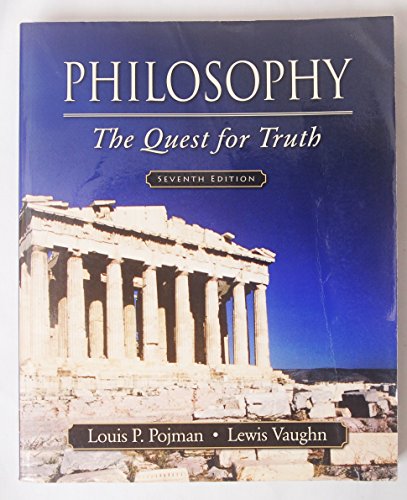 Stock image for Philosophy : The Quest for Truth for sale by Better World Books