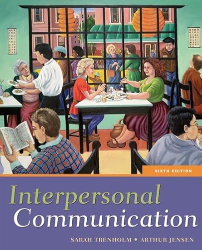 Imagen de archivo de Interpersonal Communication a la venta por Better World Books