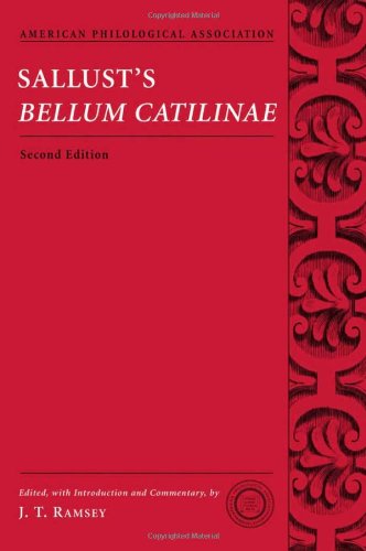 9780195320848: Sallust's Bellum Catilinae (American Philological Association Classical Texts with Commentary Series)