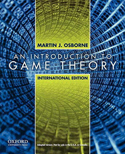 9780195322484: Introduction to Game Theory: International Edition