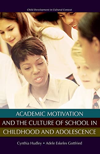 Stock image for Academic Motivation and the Culture of Schooling for sale by Better World Books