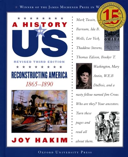 Beispielbild fr A Reconstructing America: 1865-1890 A History of US Book 7 zum Verkauf von SecondSale