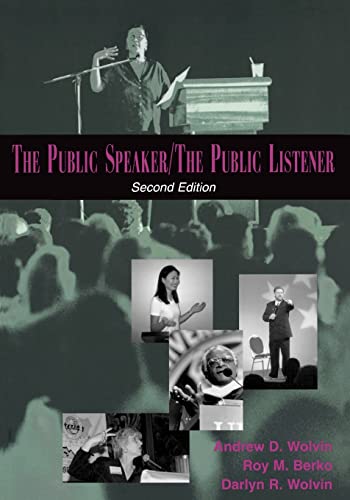 9780195329841: The Public Speaker / The Public Listener